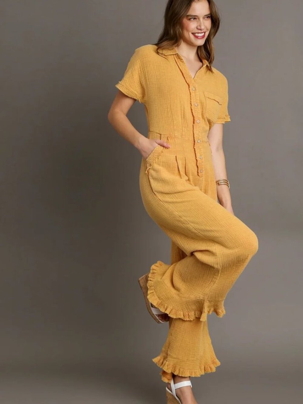 Umgee Honey Bee Jumpsuit